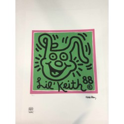 Keith Haring Lithographie 50x70 cm mit Zertifikat