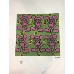 Keith Haring Lithograph 50x70 cm with certificate