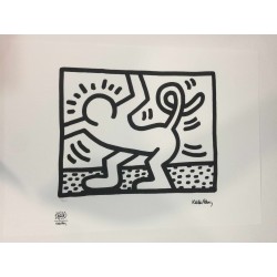 Keith Haring Lithograph 50x70 cm with certificate