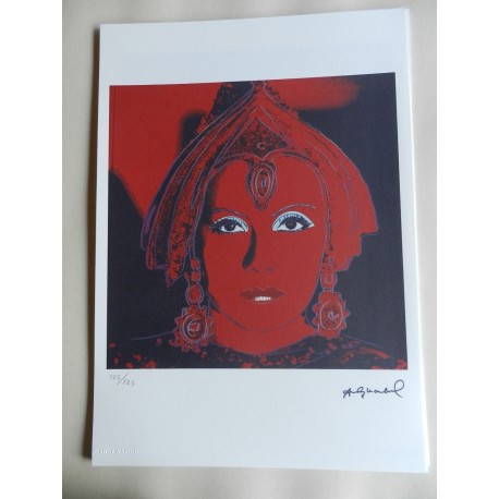 Andy Warhol Lithographie ex. 125 cm 35 x 50