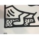 Keith Haring Lithographie 50x70 cm mit Zertifikat