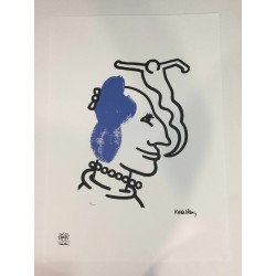 Keith Haring Litografie 50x70 cm s certifikátem