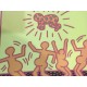 Keith Haring Lithograph 50x70 cm with certificate