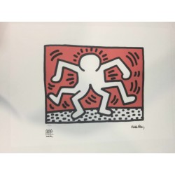 Litografia de Keith Haring 50x70 cm amb certificat