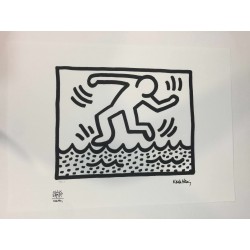 Keith Haring Lithographie 50x70 cm avec certificat