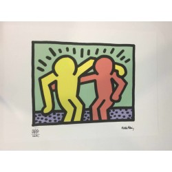 Keith Haring Lithograph 50x70 cm with certificate