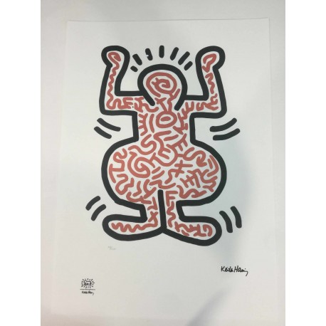 Keith Haring Lithograph 50x70 cm with certificate