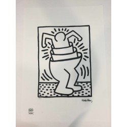 Keith Haring Lithographie 50x70 cm avec certificat