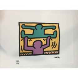 Keith Haring Litografie 50x70 cm s certifikátem