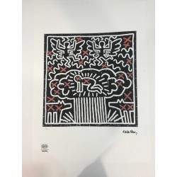 Keith Haring  Litografia 50x70 cm  con certificato