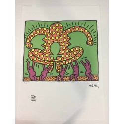 Keith Haring Lithograph 50x70 cm with certificate