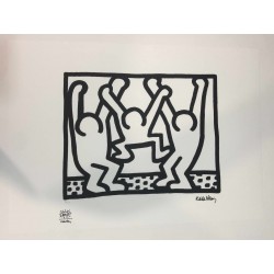 Keith Haring Lithographie 50x70 cm avec certificat