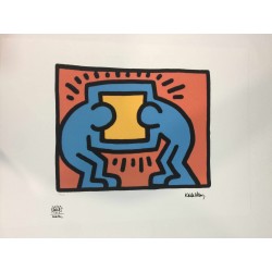 Keith Haring Litografie 50x70 cm s certifikátem