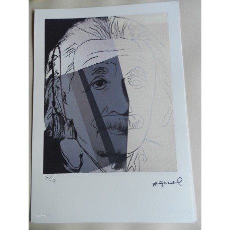 Andy Warhol Lithographie ex. 125 cm 35 x 50