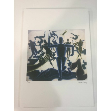 Litografia de Victor Vasarely edição SPADEM de 35x50 cm