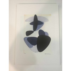 Victor Vasarely litografia cm 35x50 edizione SPADEM