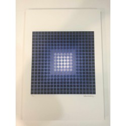 Victor Vasarely litografia 35x50 cm edícia SPADEM