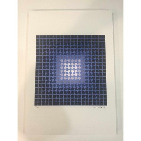 Litografía de Victor Vasarely 35x50 cm edición SPADEM