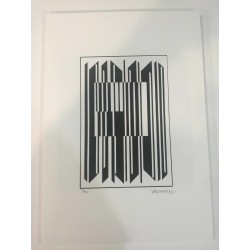 Litografia de Victor Vasarely edição SPADEM de 35x50 cm