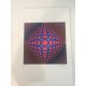 Victor Vasarely litografie 35x50 cm edice SPADEM