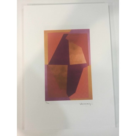 Victor Vasarely lithograph 35x50 cm SPADEM edition