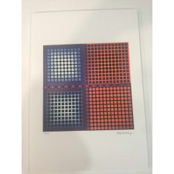 Victor Vasarely litografia cm 35x50 edizione SPADEM