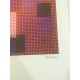 Victor Vasarely litografia 35x50 cm edícia SPADEM