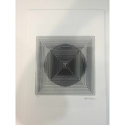 Litografia de Victor Vasarely edição SPADEM de 35x50 cm