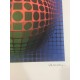 Victor Vasarely lithograph 35x50 cm SPADEM edition