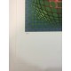 Victor Vasarely lithograph 35x50 cm SPADEM edition