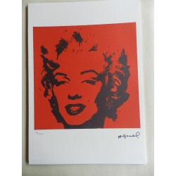 Andy Warhol Litografia ex. 125 cm 35x50