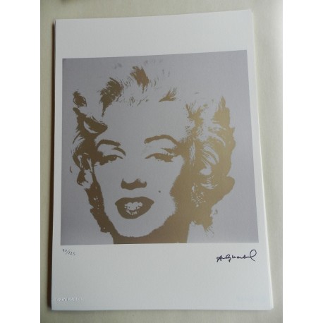 Andy Warhol Litografia ex. 125 cm 35x50