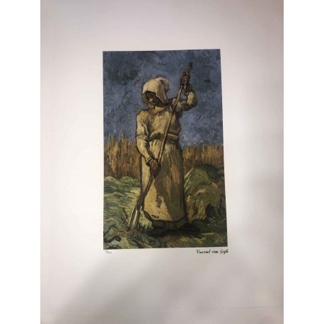 Vincent Van Gogh litografia cm 50x70 edizione Spadem con certificato