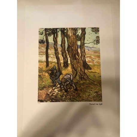 Vincent Van Gogh litografia cm 50x70 edizione Spadem con certificato