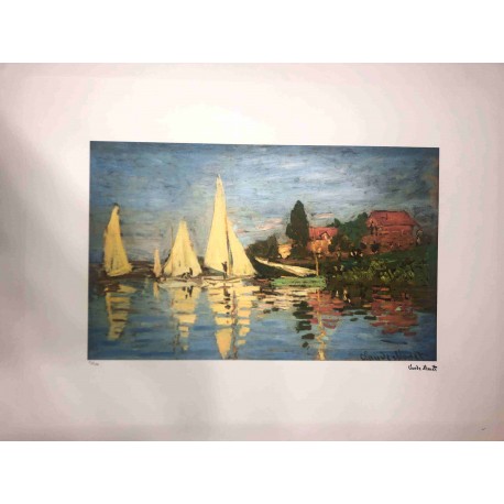 Claude Monet litografia cm 50x70 edizione Spadem