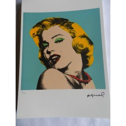 Andy Warhol Lithographie ex. 125 cm 35 x 50