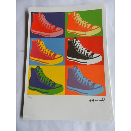 Andy Warhol Litografia ex. 125 cm 35x50