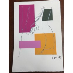 Andy Warhol Litografia cm 57x38 Leo Castelli  - GEORGES ISTRAEL EDITEUR