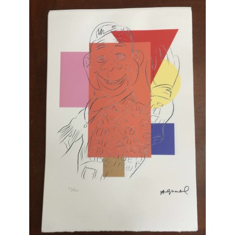 Andy Warhol Litografia cm 57x38 Leo Castelli  - GEORGES ISTRAEL EDITEUR