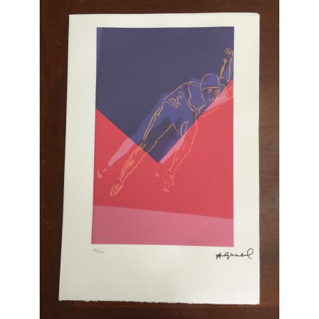 Andy Warhol Litografia cm 57x38 Leo Castelli  - GEORGES ISTRAEL EDITEUR