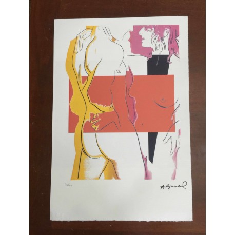 Andy Warhol Litografia cm 57x38 Leo Castelli  - GEORGES ISTRAEL EDITEUR