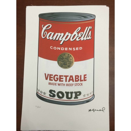 Andy Warhol Litografia cm 57x38 Leo Castelli  - GEORGES ISTRAEL EDITEUR