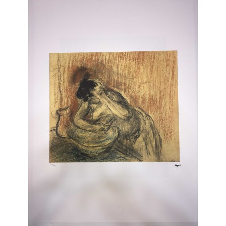 Edgar Degas Litografia cm 50x70 ediz. Donald Art Co. Certificato di provenienza (1)